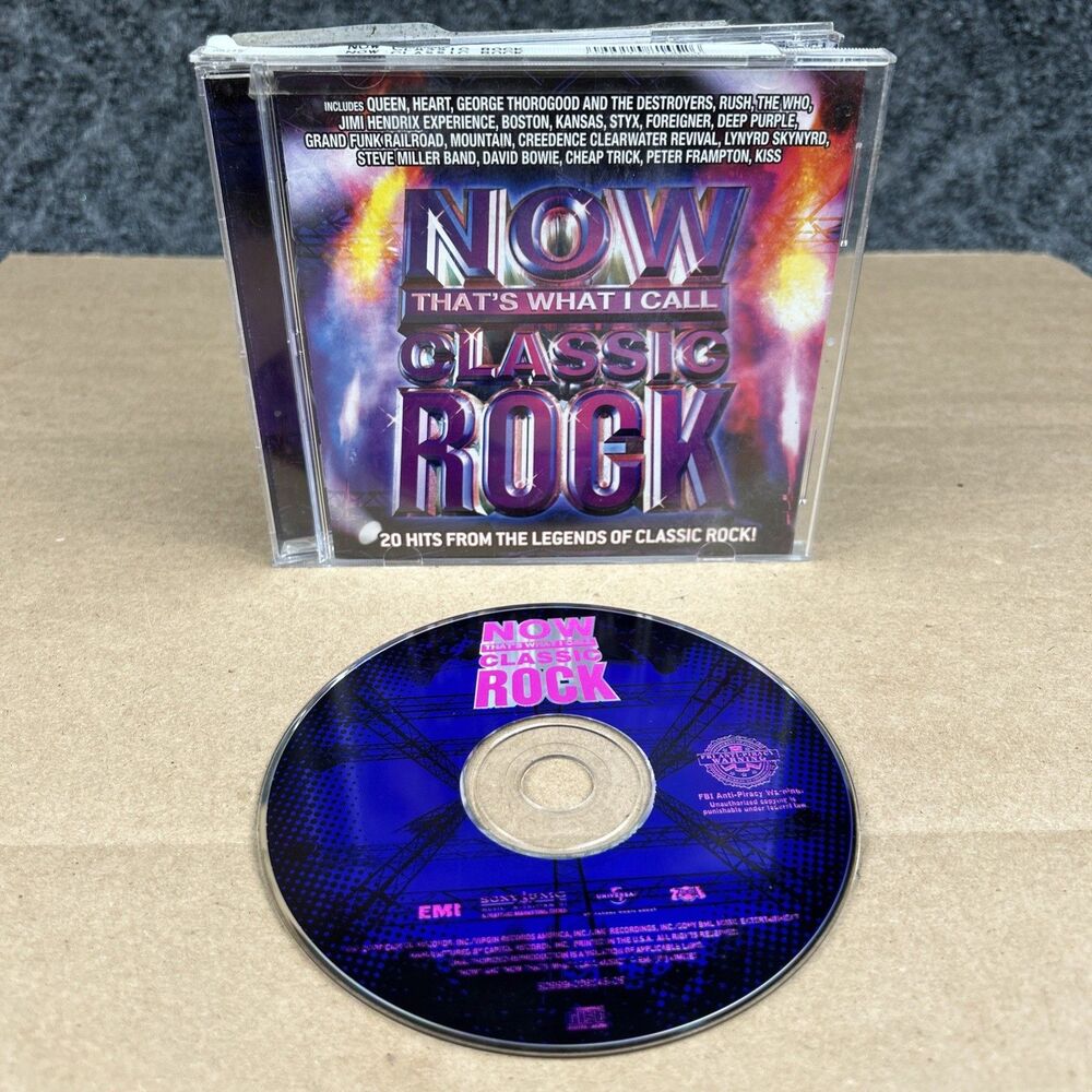 V.A. Now That's What I Call Classic Rock Queen, Heart, Rush, Kansas